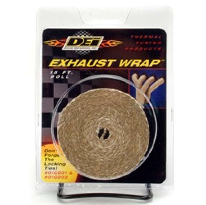 DEI Exhaust Wrap 1in x 15ft - Tan 10105 10105 Photo - in package
