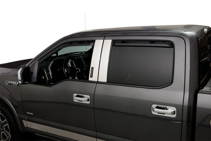 Putco Element Tinted Window Visors, Ford F150 - Super Crew (Set Of 4) 580065 Photo - Mounted