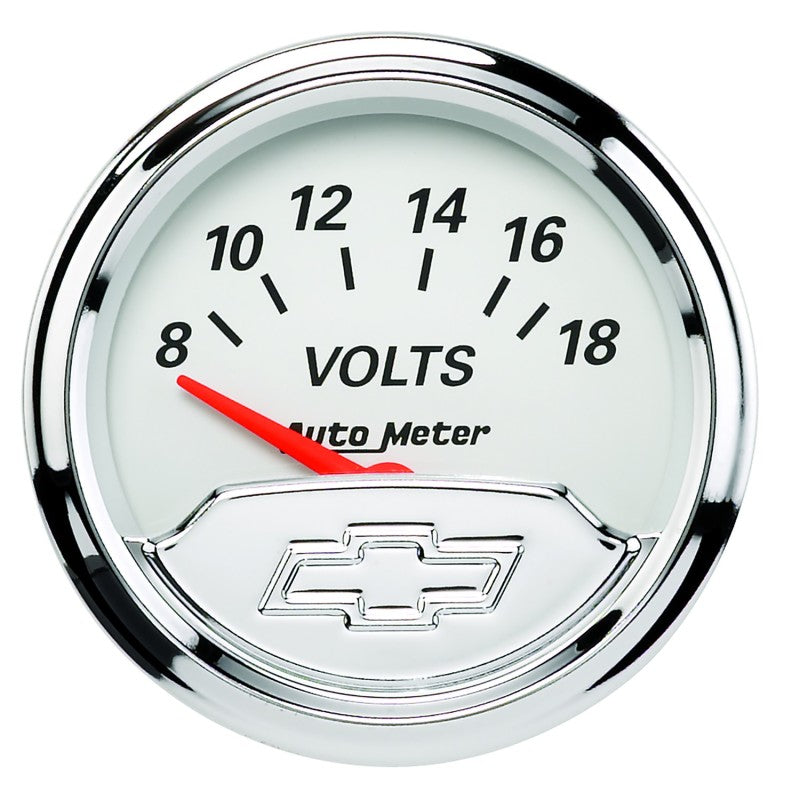 Autometer Chevy Vintage 2in 8-18 Volts Short Sweep Electronic Voltmeter Gauge 1391-00408 1391-00408 User 2