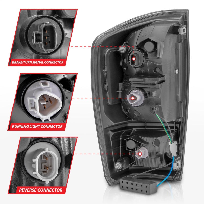 Anzo  2016-2018 Toyota Tacoma LED Taillights Smoke 311282 Photo - Unmounted