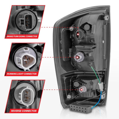Anzo  2016-2018 Toyota Tacoma LED Taillights Smoke 311282 Photo - Unmounted