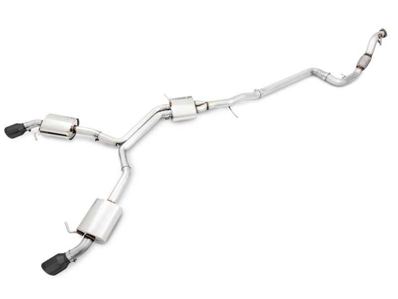 AWE Tuning Audi B9 A5 Touring Edition Exhaust Dual Outlet - Diamond Black Tips (Includes DP) 3015-33090 3015-33090 Photo - Primary