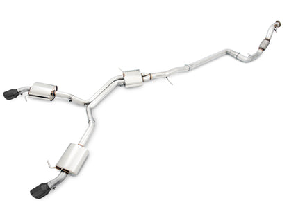 AWE Tuning Audi B9 A5 Touring Edition Exhaust Dual Outlet - Diamond Black Tips (Includes DP) 3015-33090 3015-33090 Photo - Primary