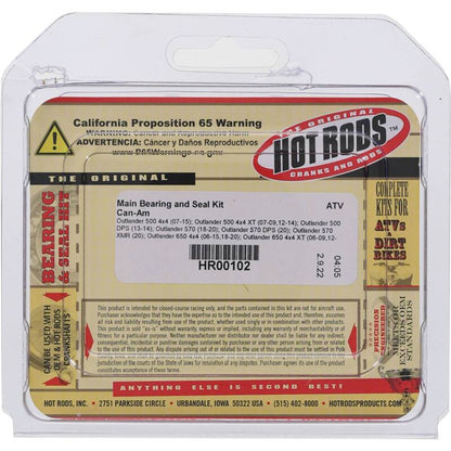 Hot Rods 06-08 Can-Am Outlander 800 4x4 800cc Main Bearing & Seal Kit HR00102 HR00102 Photo - Primary