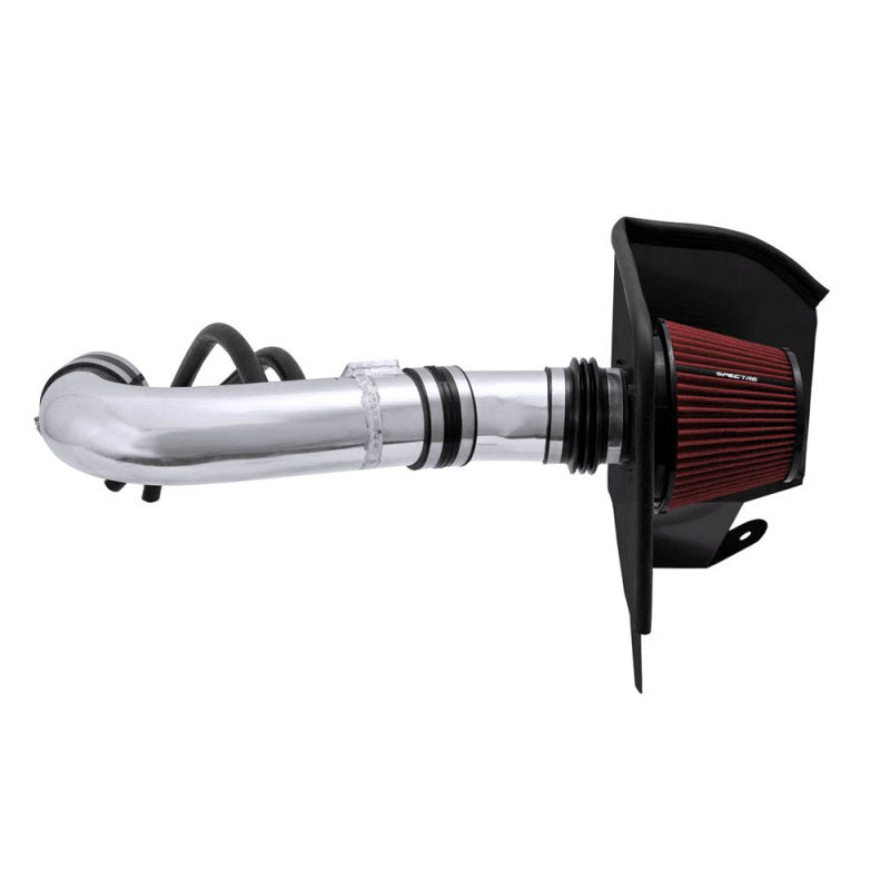 Spectre 04-14 Nissan Titan V8-5.6L F/I Air Intake Kit - Polished w/Red Filter 9951 9951 Photo - Primary