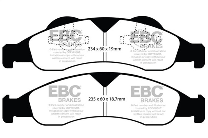EBC Disc Brake Pad Set DP61803 Photo - Primary