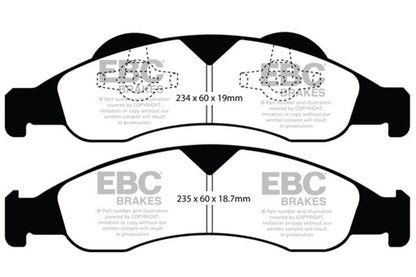 EBC Disc Brake Pad Set UD1278 Photo - Primary