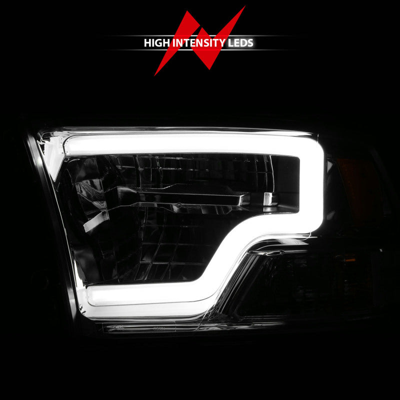 ANZO 2009-2020 Dodge Ram 1500 Full LED Square Projector Headlights w/ Chrome Housing Chrome Amber 111540 111540 User 5