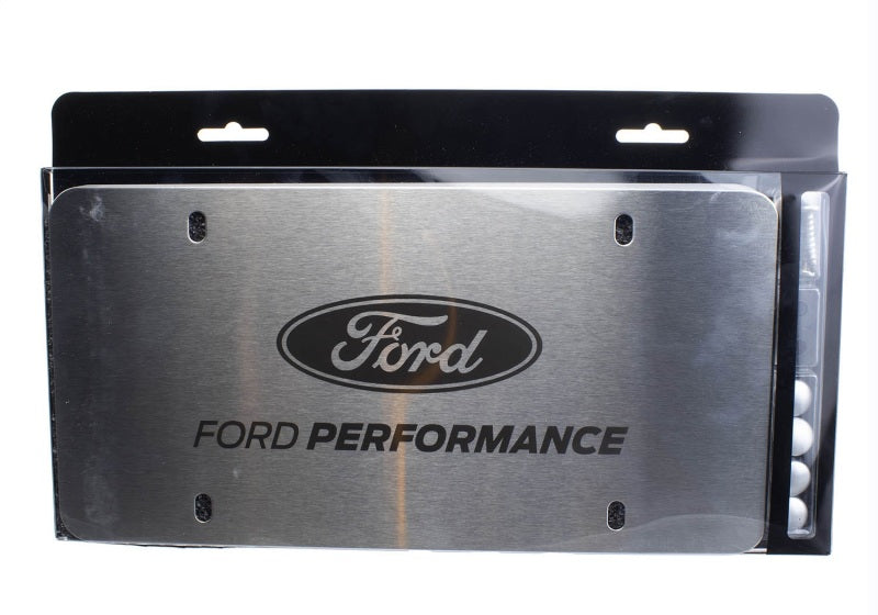 Ford Racing Stainless Steel Marque Plate M-1828-LS M-1828-LS Photo - Unmounted