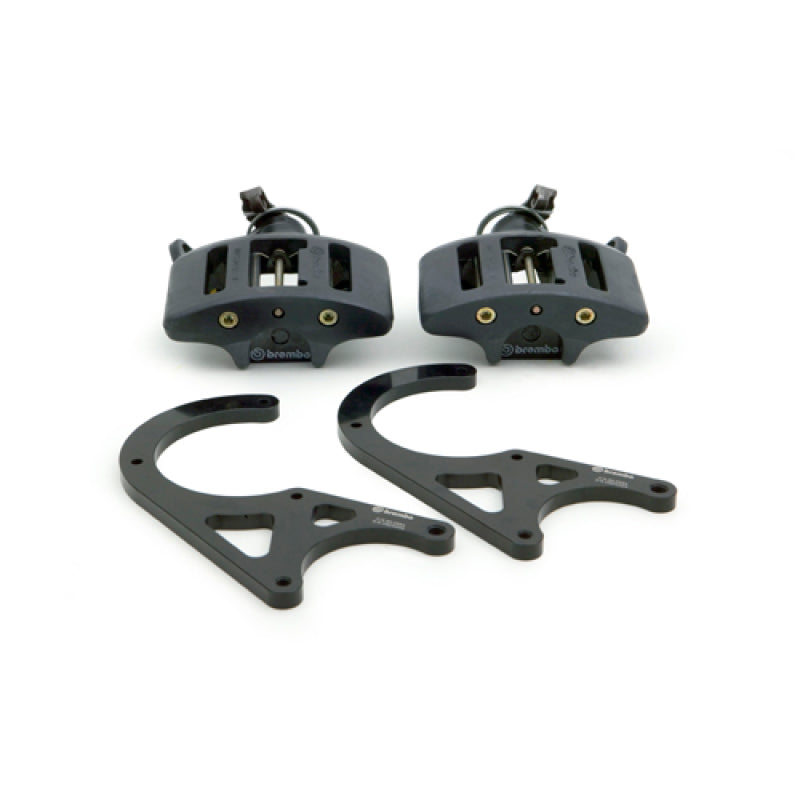 Brembo 90-05 NSX Rear GT BBK 1 Piston Cast 2pc 345mm Hand-Brake-Black 2D0.8002A1 2D0.8002A1 Photo - Primary