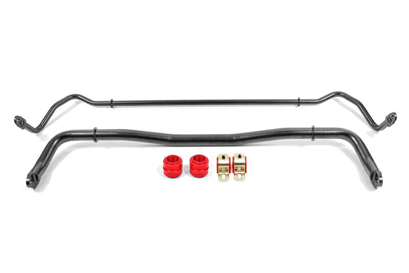 BMR Suspension BMR 08-20 Dodge Challenger Front/Rear Sway Bar Kit w/ Bushings - Black Hammertone SB110H SB110H User 1