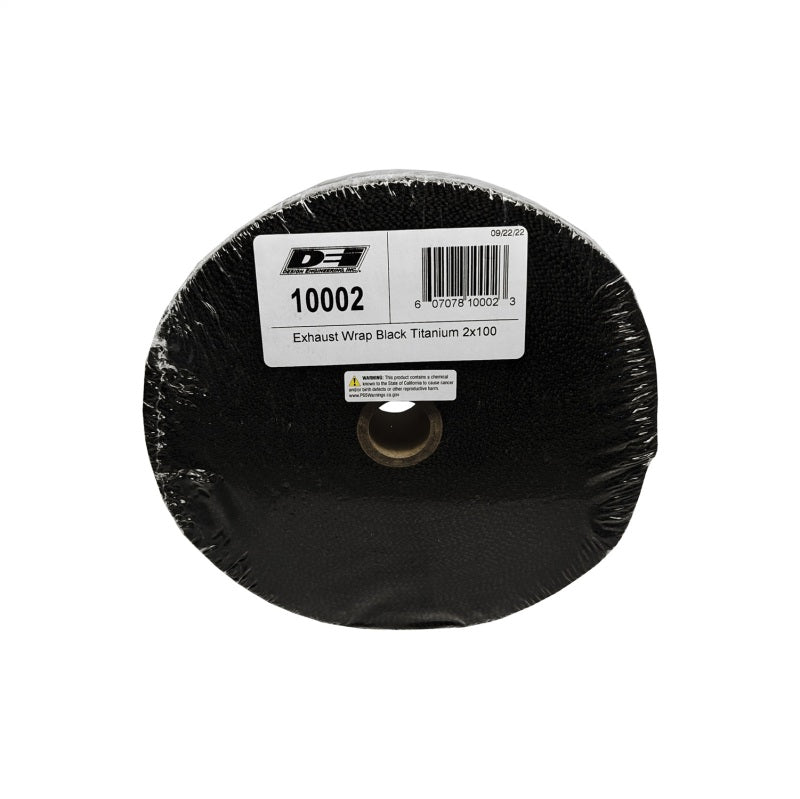 DEI Black Titanium Exhaust Wrap; 2in x 100ft 10002 Photo - Unmounted