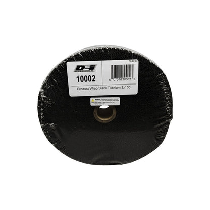 DEI Black Titanium Exhaust Wrap; 2in x 100ft 10002 Photo - Unmounted