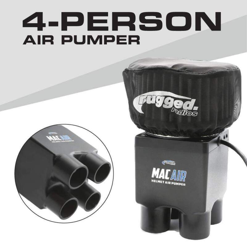 Rugged Radios MAC Air 4-Person Helmet Air Pumper (Pumper Only) MAC-4P MAC-4P Photo - Primary