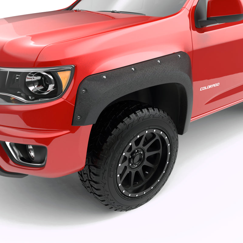 EGR 15-22 Chevrolet Colorado Bolt-On Style Fender Flares - Set - Black BLF1013 BLF1013 User 1