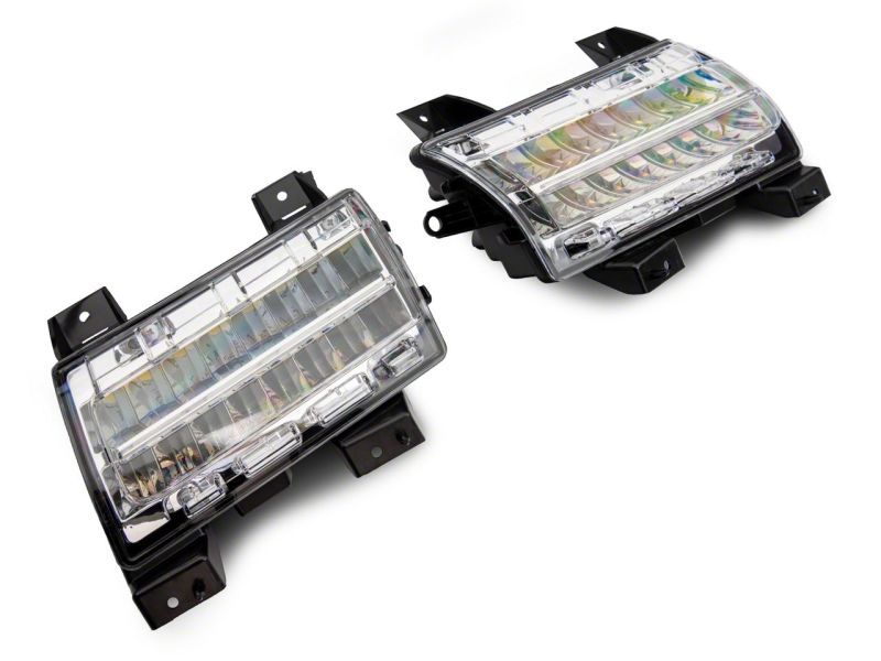 Raxiom 18-23 Jeep Wrangler JL Sport Axial Series Sequential LED Parking/Turn Signal Lights- Chrome J155020-JL J155020-JL Photo - Close Up