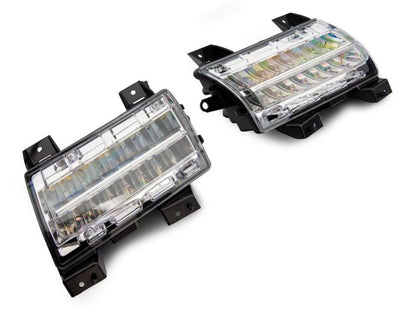 Raxiom 18-23 Jeep Wrangler JL Sport Axial Series Sequential LED Parking/Turn Signal Lights- Chrome J155020-JL J155020-JL Photo - Close Up