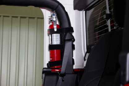 Fishbone Offroad Padded Roll Bar Black Fire Extinguisher Holder FB55154 FB55154 Photo - lifestyle view