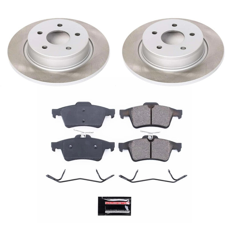 PowerStop Power Stop 14-18 Ford Transit Connect Rear Semi-Coated Rotor Kit SC6398 SC6398 Photo - Primary
