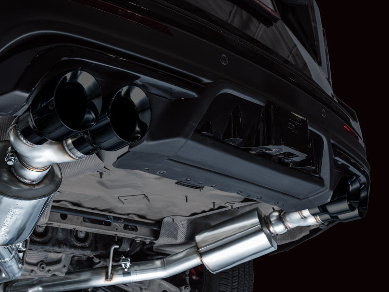 AWE Tuning 2020+ Ford Explorer ST Touring Edition Exhaust w/ Diamond Black Tips 3015-43625 3015-43625 Photo - Mounted