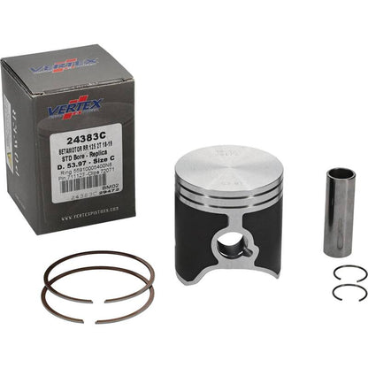 Vertex Pistons Vertex Piston 18-24 Beta RR 2T 125 125cc Cast Replica Piston Kit 24383C 24383C Photo - Primary