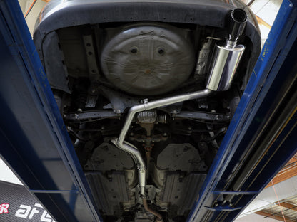 aFe POWER Takeda 12-16 Subaru Impreza 2.0L 2.5in 304SS CB Exhaust w/ Black Tips 49-36052-B 49-36052-B Photo - Mounted