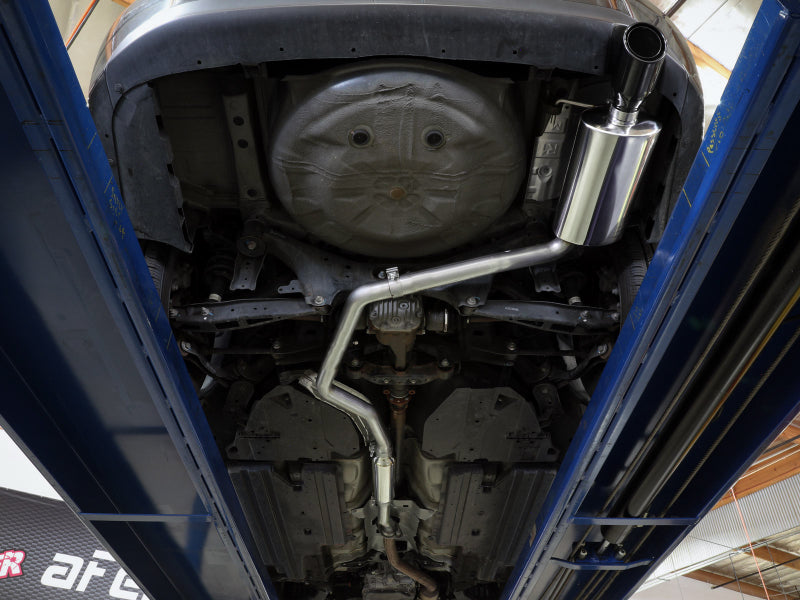 aFe POWER Takeda 12-16 Subaru Impreza 2.0L 2.5in 304SS CB Exhaust w/ Polished Tips 49-36052-P 49-36052-P Photo - Mounted