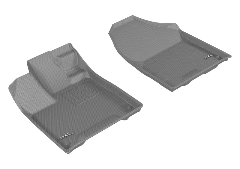 3D MAXpider 2017-2020 Honda Ridgeline Kagu 1st Row Floormat - Gray L1HD08311501 L1HD08311501 Photo - Primary