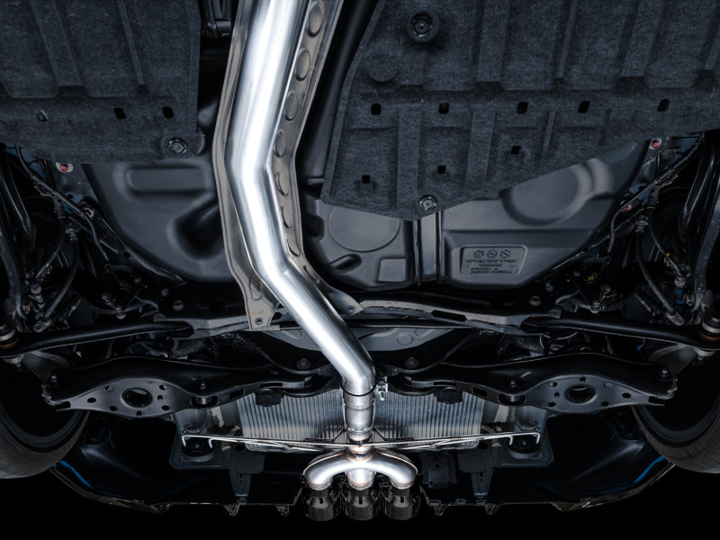 AWE Tuning 2023 Honda Civic Type R FL5 Track Edition Exhaust w/ Triple Diamond Black Tips 3020-53287 3020-53287 Photo - Mounted