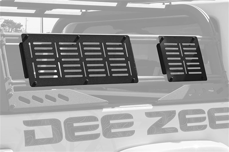 Dee Zee Deezee Universal Cargo Management Overland Large Molle Panel DZ95031TB DZ95031TB Photo - Mounted