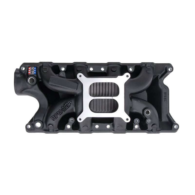 Edelbrock Intake Manifold, RPM Air-Gap, Small-Block Ford 289-302, Black 75213 Photo - Primary