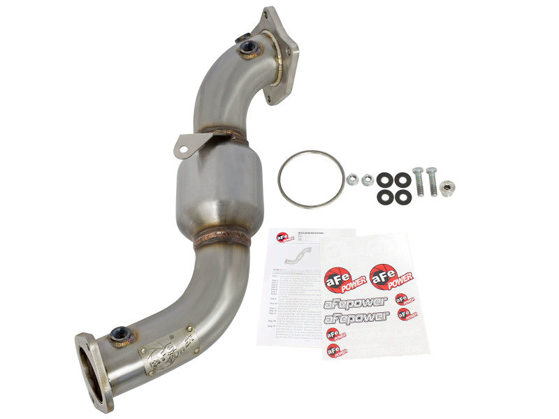 aFe  POWER 48-34126-HC Twisted Steel Down-Pipe; Street Series 48-34126-HC Photo - Unmounted