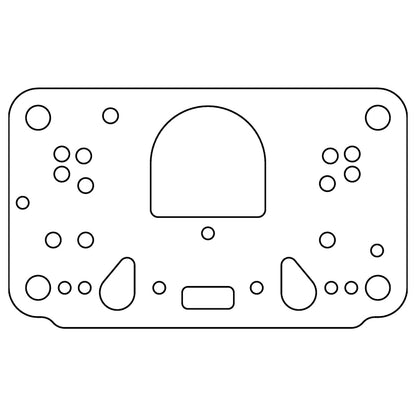 Cometic Gasket Cometic Holley .062in MP Metering Block Gasket - 3 Circuit C15243 C15243 Photo - Primary