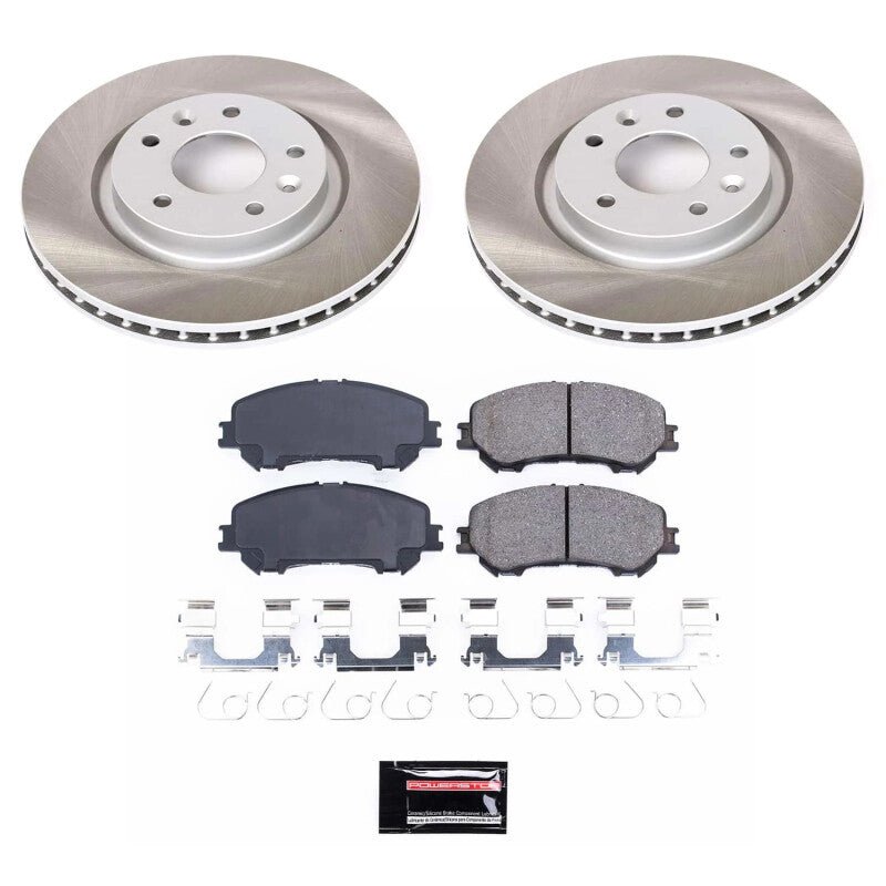 PowerStop Power Stop 17-22 Nissan Rogue Sport Front Semi-Coated Rotor Kit SC7036 SC7036 Photo - Primary