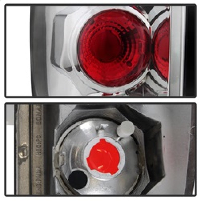 Spyder Chevy Avalanche 02-06 Euro Style Tail Lights Chrome ALT-YD-CAV04-C 5001115 5001115 Photo - Unmounted