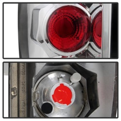Spyder Chevy Avalanche 02-06 Euro Style Tail Lights Chrome ALT-YD-CAV04-C 5001115 5001115 Photo - Unmounted