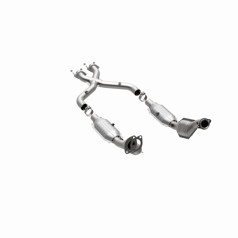 MagnaFlow Ford Mustang HM Grade Federal / EPA Compliant Direct-Fit Catalytic Converter 93671 360 Degree Image Set