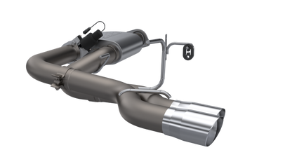 QTP 15-18 Ford F-150 CC/EC Standard Bed 304SS Screamer Cat-Back Exhaust w/3in Tips 440015 440015 Photo - Primary