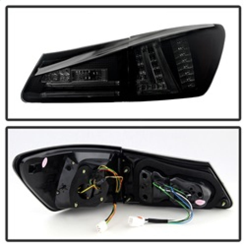 Spyder Lexus IS250 06-08 LED Tail Lights Black Smoke ALT-YD-LIS06-LED-BSM 5080790 5080790 Photo - Unmounted