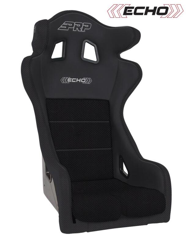 PRP Seats PRP Echo Composite Seat- Black (PRP Black Outline/Delta Black- Black Stitching) A38-201 A38-201 Photo - Primary