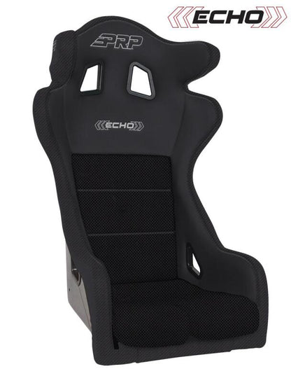 PRP Seats PRP Echo Composite Seat- Black (PRP Black Outline/Delta Black- Black Stitching) A38-201 A38-201 Photo - Primary