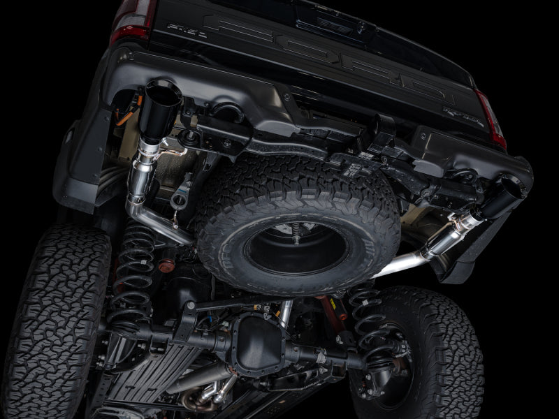 AWE Tuning AWE Gen 3 Ford Raptor SwitchPath Exhaust  - Diamond Black Tips 3025-33356 3025-33356 Photo - Mounted