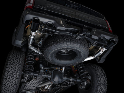 AWE Tuning AWE Gen 3 Ford Raptor SwitchPath Exhaust  - Diamond Black Tips 3025-33356 3025-33356 Photo - Mounted