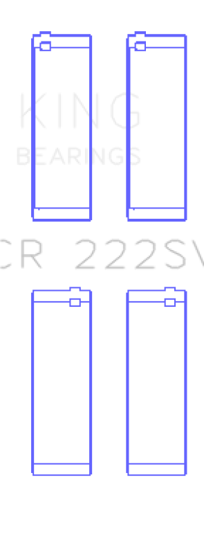 King Engine Bearings King BMW N55B30A (Size 0.75 Oversized) Rod Bearing Set CR222SV0.75 CR222SV0.75 Photo - Primary