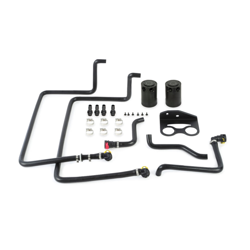 Mishimoto 15-17 Ford F-150 2.7L EcoBoost Baffled Oil Catch Can - Black MMBCC-F27T-15SBE Photo - Primary