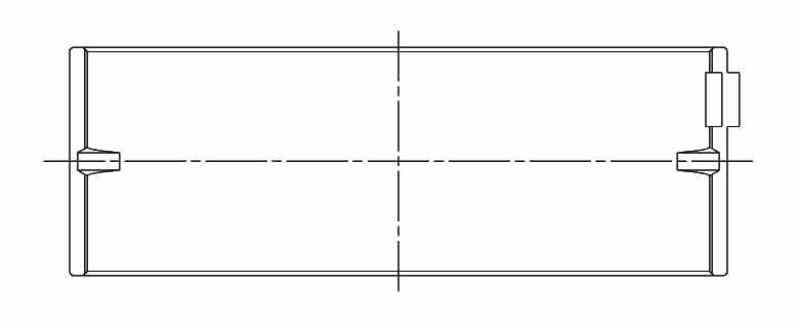 ACL Nissan TD42 Standard Size High Performance Main Bearing Set 7M2965H-STD 7M2965H-STD Technical Drawing