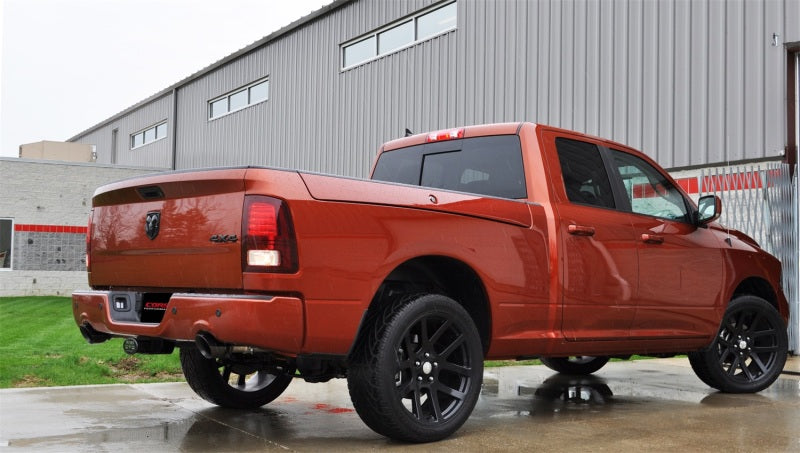 Corsa Performance 09-14 Dodge Ram 1500 4.7L/5.7L V8 Quad/Crew Cab/Short Bed Black Dual 14405BLK Photo - Mounted