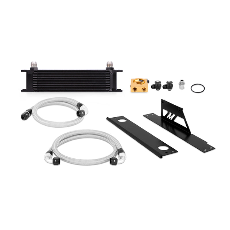 Mishimoto Thermostatic Oil Cooler Kit - Black 2001-2005 Subaru WRX and STI MMOC-WRX-01TBK Photo - Primary