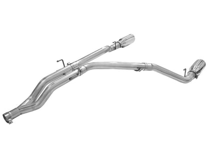 aFe  POWER 49-42044-P Large Bore-HD 3" 409 SS DPF-Back Exhaust System 49-42044-P Photo - Unmounted