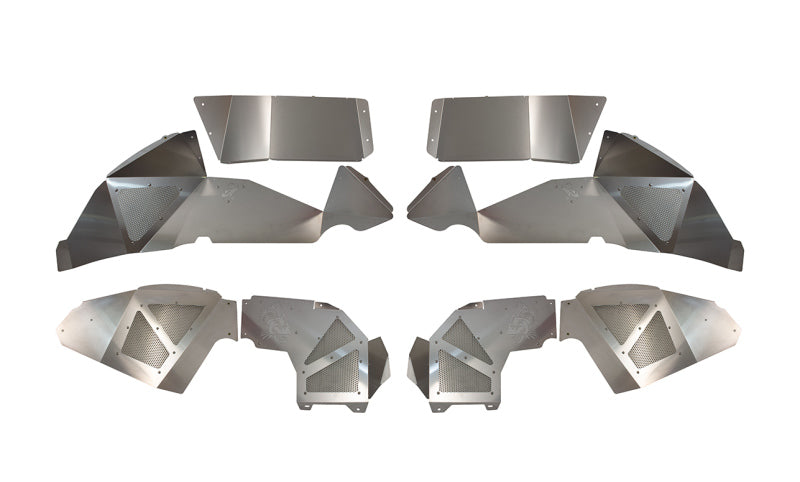 Fishbone Offroad 2018+ Jeep Wrangler JL Front/Rear Set of 4 Aluminum Raw Inner Fenders FB33108 FB33108 User 1